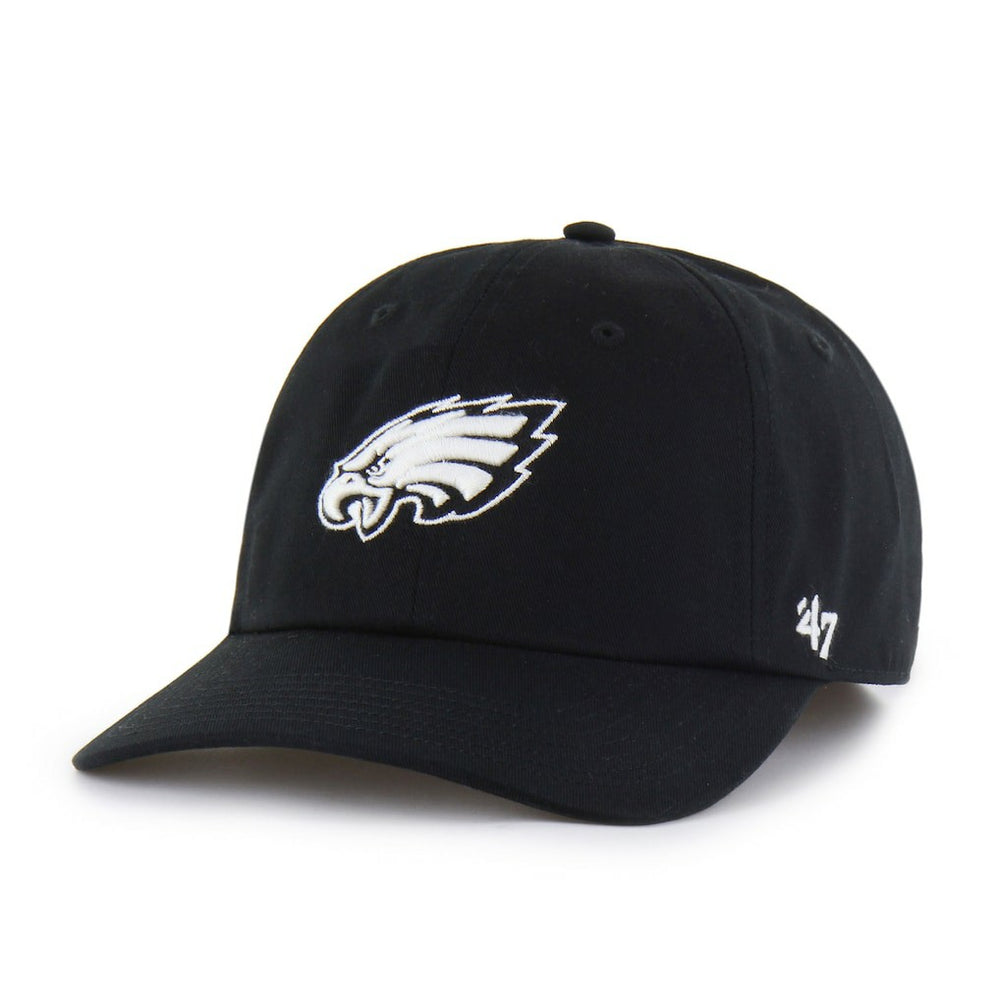 Philadelphia Eagles '47 Foundational Franchise Fitted Hat Black | 47 brand