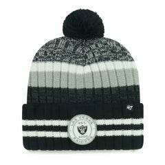 Las Vegas Raiders '47 Quiver Cuffed Knit Hat with Pom | 47 brand