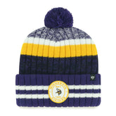 Minnesota Vikings '47 Quiver Cuffed Knit Hat with Pom | 47 brand
