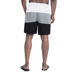 Las Vegas Raiders G-III Sports by Carl Banks Sunrise Volley Swim Shorts Black/Silver | NFL
