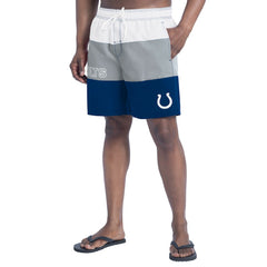 Indianapolis Colts G-III Sports by Carl Banks Sunrise Volley Swim Shorts Royal/Gray | NFL