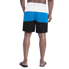 Carolina Panthers G-III Sports by Carl Banks Sunrise Volley Swim Shorts Black/Blue | NFL