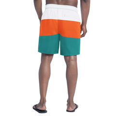 Miami Dolphins G-III Sports by Carl Banks Sunrise Volley Swim Shorts Aqua/Orange | NFL