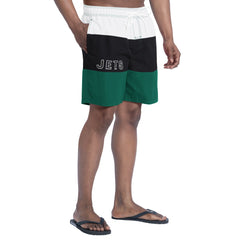 New York Jets G-III Sports by Carl Banks Sunrise Volley Swim Shorts Green/Black | NFL