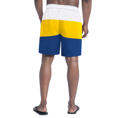 Los Angeles Rams G-III Sports by Carl Banks Sunrise Volley Swim Shorts Royal/Gold | NFL