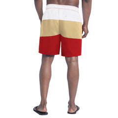 San Francisco 49ers G-III Sports by Carl Banks Sunrise Volley Swim Shorts Scarlet/Gold | NFL