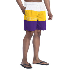 Minnesota Vikings G-III Sports by Carl Banks Sunrise Volley Swim Shorts Purple/Gold | NFL