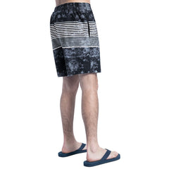 Baltimore Ravens G-III Sports by Carl Banks Horizon Volley Swim Shorts Black/Gray | NFL