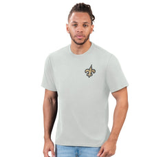 New Orleans Saints Margaritaville Wastin' Away T-Shirt Gray | NFL