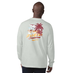 Washington Commanders Margaritaville It's Five O'Clock Somewhere Long Sleeve T-Shirt Gray | NFL