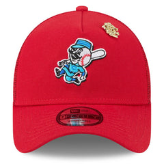 Cincinnati Reds New Era 2025 Big League Chew A-Frame 9FORTY Adjustable Trucker Hat - MLB