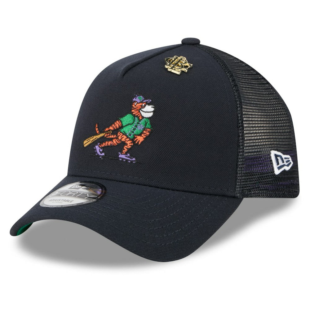 Detroit Tigers New Era 2025 Big League Chew A-Frame 9FORTY Adjustable Trucker Hat - MLB