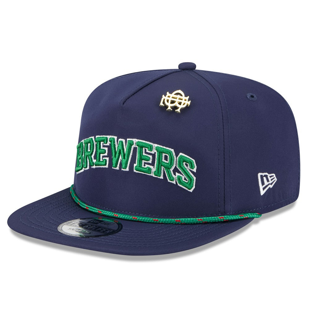 Milwaukee Brewers New Era 2025 Big League Chew Golfer Snapback Hat - MLB
