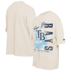 Tampa Bay Rays New Era Cooperstown Collection Oversized Throwback Distressed T-Shirt - MLB