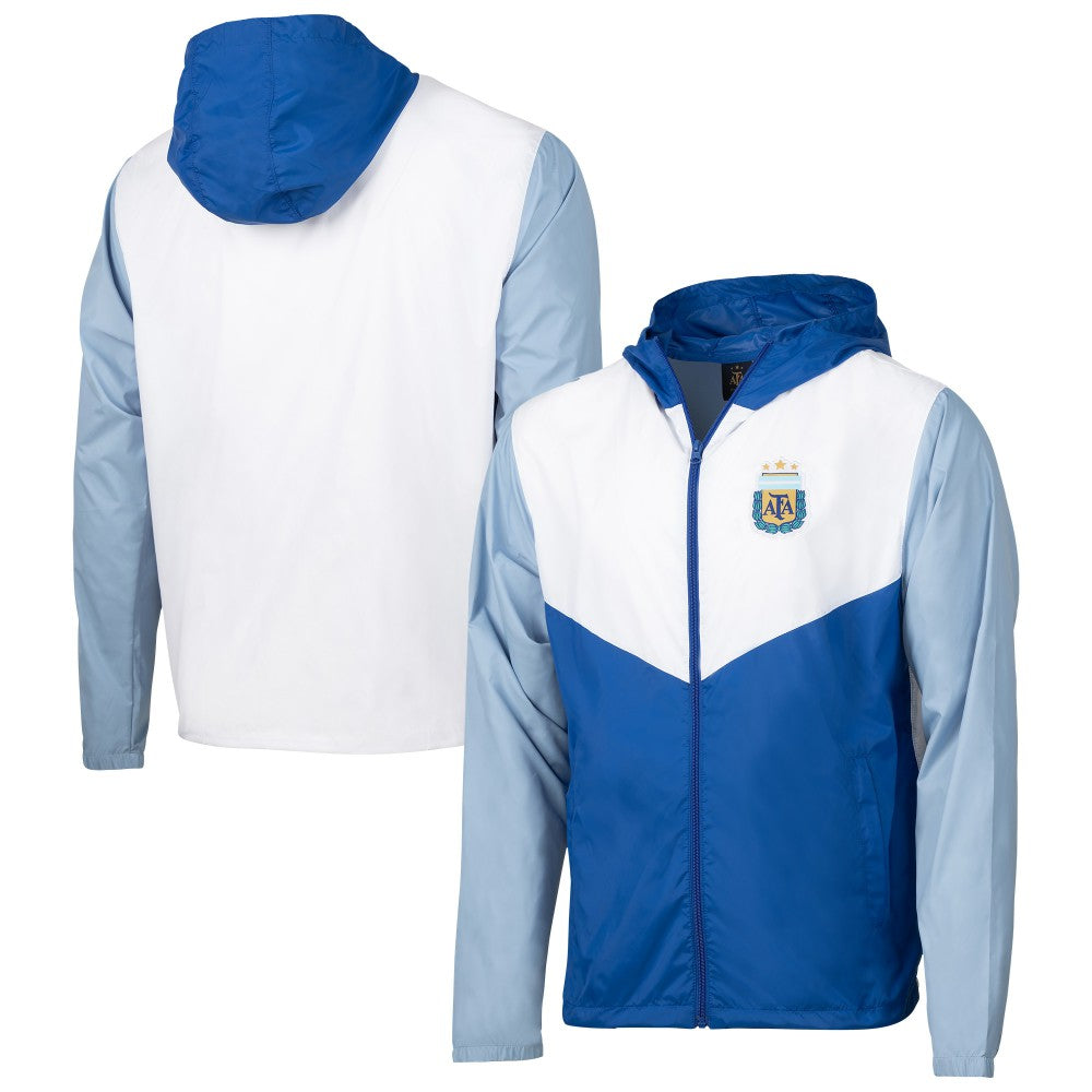 Argentina National Team Block Pro Full-Zip Windbreaker Jacket Royal - FIFA World CUP
