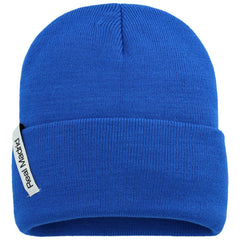 Real Madrid Sport Design Sweden Mountain Cuffed Knit Hat Royal - FIFA World CUP