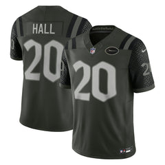 Breece Hall New York Jets 2025 Rivalries Collection Limited Jersey Gotham Green | Nike for Sale