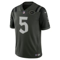 Garrett Wilson New York Jets 2025 Rivalries Collection Limited Jersey Gotham Green | Nike for Sale