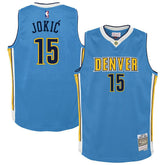 Nikola Jokic Denver Nuggets Youth 2016/17 Hardwood Classics Swingman Jersey Light Blue - NBA