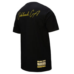 Golden State Warriors Black Out Collection Vintage Premium T-Shirt Black - NBA
