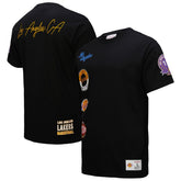 Los Angeles Lakers Black Out Collection Vintage Premium T-Shirt Black - NBA