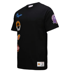 Los Angeles Lakers Black Out Collection Vintage Premium T-Shirt Black - NBA