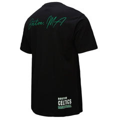 Boston Celtics Black Out Collection Vintage Premium T-Shirt Black - NBA