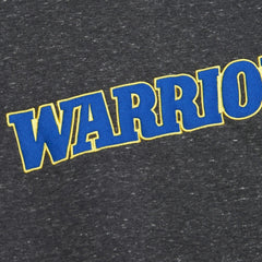 Golden State Warriors Black Out Collection Snow Washed Vintage Logo Pullover Sweatshirt Black - NBA