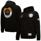 Golden State Warriors Hardwood Classics Blackout Collection Pullover Hoodie Black - NBA