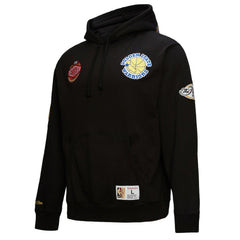 Golden State Warriors Hardwood Classics Blackout Collection Pullover Hoodie Black - NBA