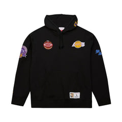 Los Angeles Lakers Hardwood Classics Blackout Collection Pullover Hoodie Black - NBA