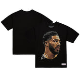 Jayson Tatum NBA Unisex Real Big Face Player T-Shirt Black - NBA
