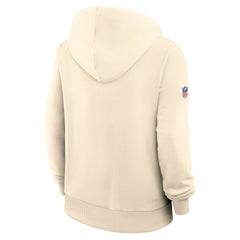 Arizona Cardinals Women's 2025 Rivalries Collection Standard Issue Sideline Dri-FIT Hoodie Natural | Nike for Sale