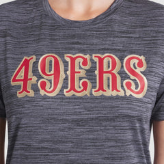 San Francisco 49ers Women's 2025 Rivalries Collection Sideline Velocity Dri-FIT T-Shirt Heather Charcoal | Nike for Sale
