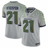 Devon Witherspoon Seattle Seahawks 2025 Rivalries Collection Limited Jersey Wolf Gray | Nike for Sale