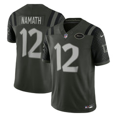 Joe Namath New York Jets 2025 Rivalries Collection Retired Player Limited Jersey Gotham Green | Nike for Sale