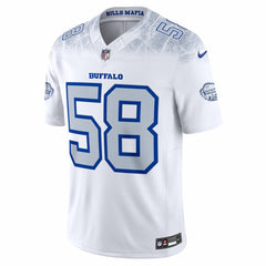 Matt Milano Buffalo Bills 2025 Rivalries Collection Limited Jersey White | Nike for Sale