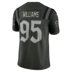 Quinnen Williams New York Jets 2025 Rivalries Collection Limited Jersey Gotham Green | Nike for Sale