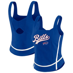 Buffalo Bills WEAR by Erin Andrews Women's Square Neck Tank Top Royal | NFL