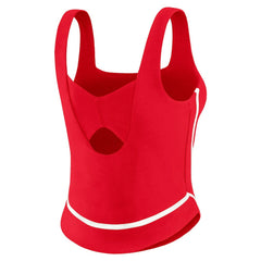 Kansas City Chiefs WEAR by Erin Andrews Women's Square Neck Tank Top Red | NFL
