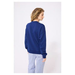 Houston Astros Terez Women's Oversized Gemstone Logo Sweatshirt - MLB