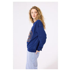 Houston Astros Terez Women's Oversized Gemstone Logo Sweatshirt - MLB