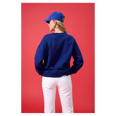 Chicago Cubs Terez Women's Oversized Gemstone Logo Sweatshirt - MLB