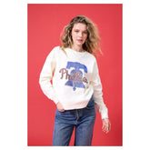 Philadelphia Phillies Terez Women's Oversized Gemstone Logo Sweatshirt - MLB