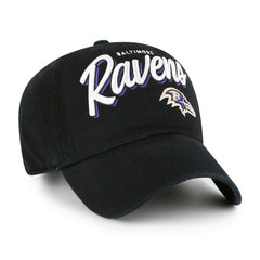 Baltimore Ravens '47 Women's Ariana Clean Up Adjustable Hat Black | 47 brand