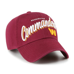 Washington Commanders '47 Women's Ariana Clean Up Adjustable Hat Burgundy | 47 brand