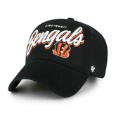 Cincinnati Bengals '47 Women's Ariana Clean Up Adjustable Hat Black | 47 brand