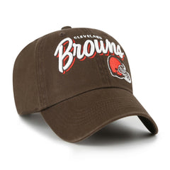 Cleveland Browns '47 Women's Ariana Clean Up Adjustable Hat Brown | 47 brand