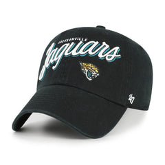 Jacksonville Jaguars '47 Women's Ariana Clean Up Adjustable Hat Black | 47 brand