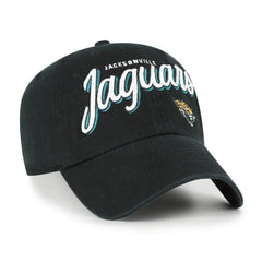 Jacksonville Jaguars '47 Women's Ariana Clean Up Adjustable Hat Black | 47 brand